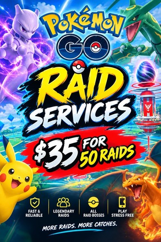 Pokémon raid services 50 - pokémon,