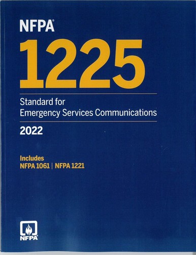 Nfpa 1225 standard for - nfpa, 1225,