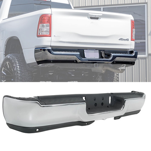 New chrome steel rear - steel, step
